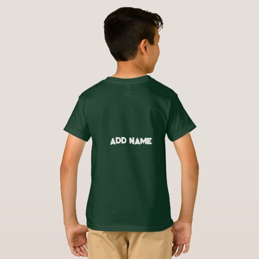 First Grade Student T-shirt (Achterkant volledig)