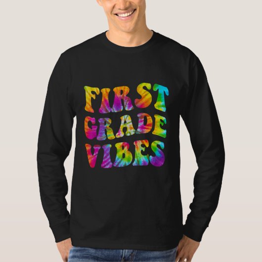 First Grade Vibes Back To School 1 T-shirt (Voorkant)