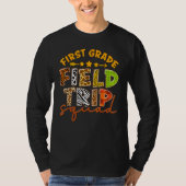 First Grade Zoo Field Trip Squad Matching Students T-shirt (Voorkant)