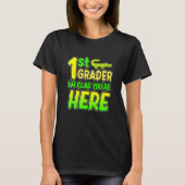 First Grader Teacher Teaching Teachers Day Graphi T-shirt (Voorkant)