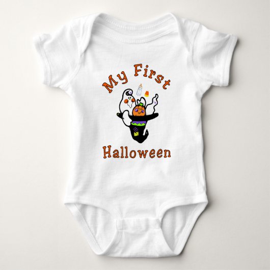 First Halloween Baby T-Shirt (Voorkant)