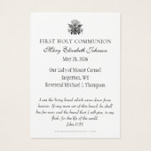 First Holy Communion Eucharistic Devotion (Dos)