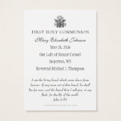 First Holy Communion Eucharistic remembrance (Dos)