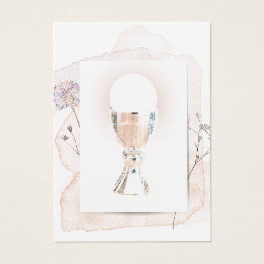 First Holy Communion remembrance card (Devant)