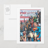 First Issue Justice League of America Briefkaart (Voorkant / Achterkant)