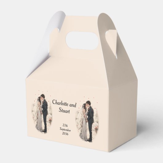 First Kiss Bedankdoosjes (Voorkant Zijde)