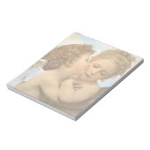 First Kiss (engeldetail) van Bouguereau Notitieblok (Gedraaid)