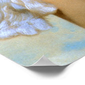 First Kiss (engeldetail) van Bouguereau Poster (Hoek)