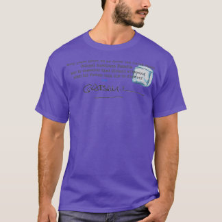 First line of One Hundred Years of Solitude T-shirt