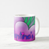 First Love 2 Coeurs Heureuse Sainte-Valentin Mug (Devant droit)
