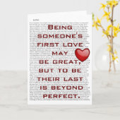 First Love - Carte de voeux (Fleur jaune)