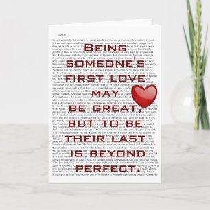First Love - Carte de voeux