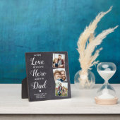 First Love Forever Hero Personalized 3 Foto Dad Fotoplaat (Insitu)