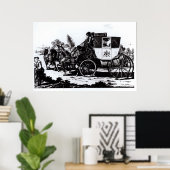First Mail Coach, 1784 Poster (Thuiskantoor)