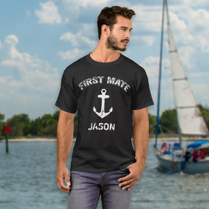 First Mate Boat Anchor T-shirt