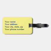 First Mate with Life Preserver Bagagelabel (Achterkant horizontaal)