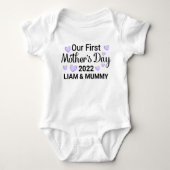 First Moederdag Baby Boy Romper (Voorkant)