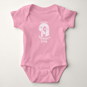 First Moederdag Cute Dinosaur Baby & Mama girl Romper