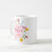 First Mother’s Day Photo Floral Mug Gift (Devant gauche)