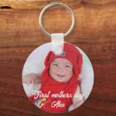 First mother's day custom photo  sleutelhanger (Voorkant)