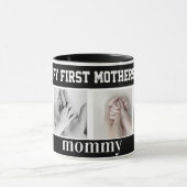 first mothers day cute photo collage Mug (Centre)