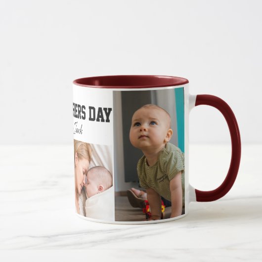 first mothers day cute photo collage Mug (Droite)