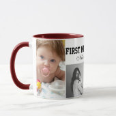 first mothers day cute photo collage Mug (Gauche)