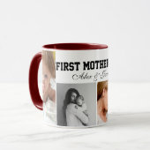 first mothers day cute photo collage Mug (Devant gauche)