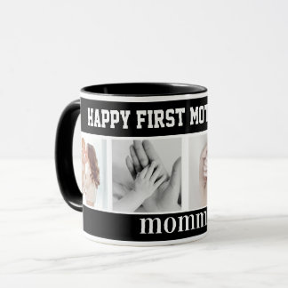 first mothers day cute photo collage Mug Mok