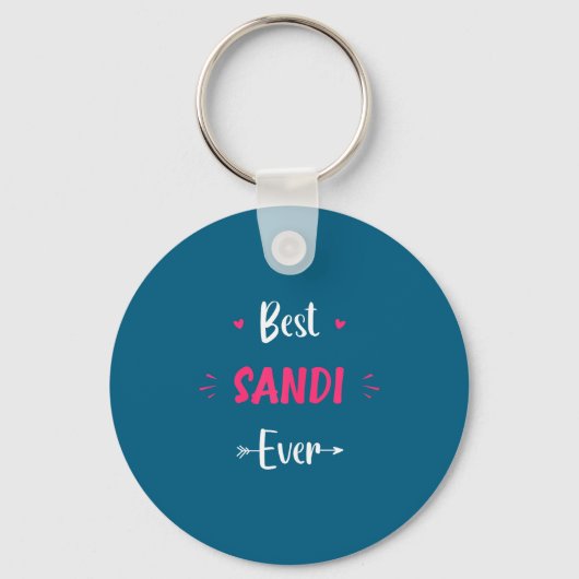 First Name Sandi Funny Quote Sandi  Sleutelhanger (Voorkant)
