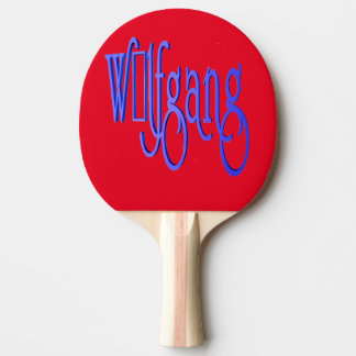 First name Wolfgang Tafeltennisbatje