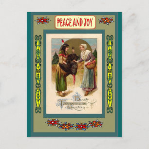 First Nation vrienden Feestdagenkaart