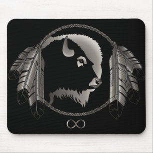 First Nation Wildlife geeft standaard art Mousepad Muismat