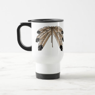 First Nations geeft standaard art Travel Mugs Reisbeker