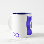 First Nations Gifts Metis Flag Coffee Cup Mok (Voorkant links)