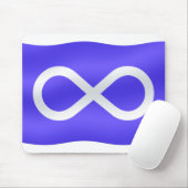 First Nations Metis Flag Art Mousepad Muismat (Met muis)