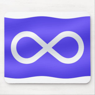 First Nations Metis Flag Art Mousepad Muismat