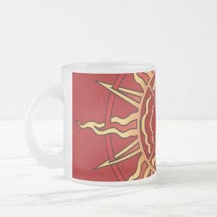 First Nations Sun Beer Glass Native Life Force Mok