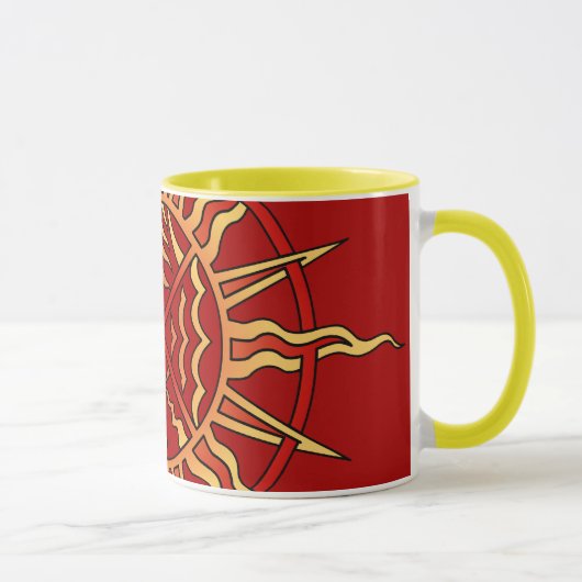 First Nations Sun Coffee Cup Native Life Force Mok (Rechts)