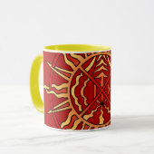 First Nations Sun Coffee Cup Native Life Force Mok (Voorkant links)