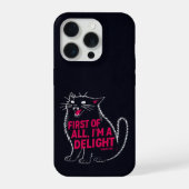 First Of All I'm A Delight Roaring Black Cat (Verso)