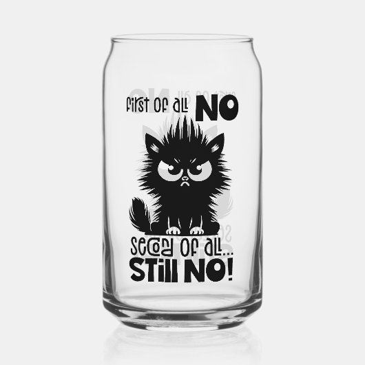 First Of All, No Funny Cat Lover Gift  (Recto)