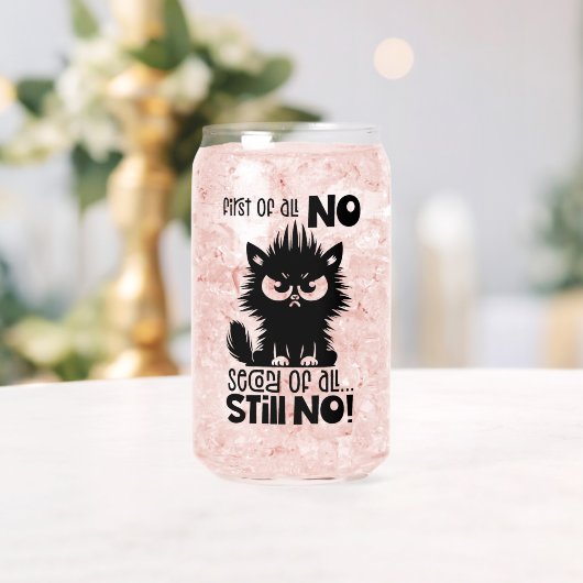 First Of All, No Funny Cat Lover Gift  (Insitu (Mariage))