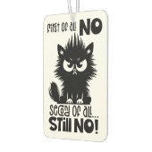 First Of All, No Funny Cat Lover Gift  Luchtverfrisser (Links)