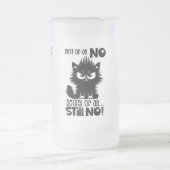 First Of All, No Funny Cat Lover Gift  Matglas Bierpul (Center)