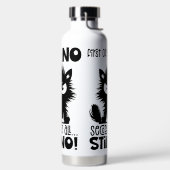 First Of All, No Funny Cat Lover Gift Waterfles (Links)