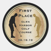 First Place Golf Sticker (Voorkant)