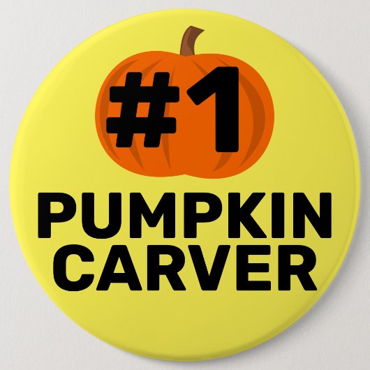 First Place Pumpkin Carver Award Button (Voorkant)