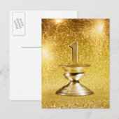 First Place Trophy Briefkaart (Voorkant / Achterkant)