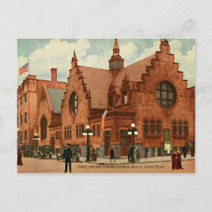 First Presbyterian Church Houston, TX Postcard Briefkaart